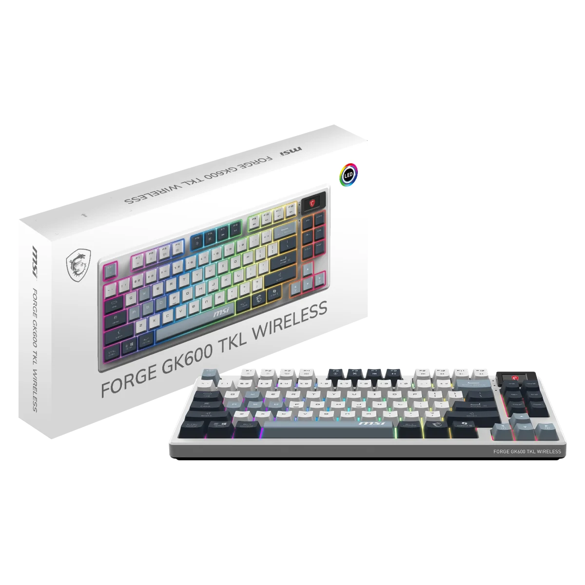 MSI Forge GK600 TKL Wireless SKY | Teclado Gaming Inalámbrico - Image 6