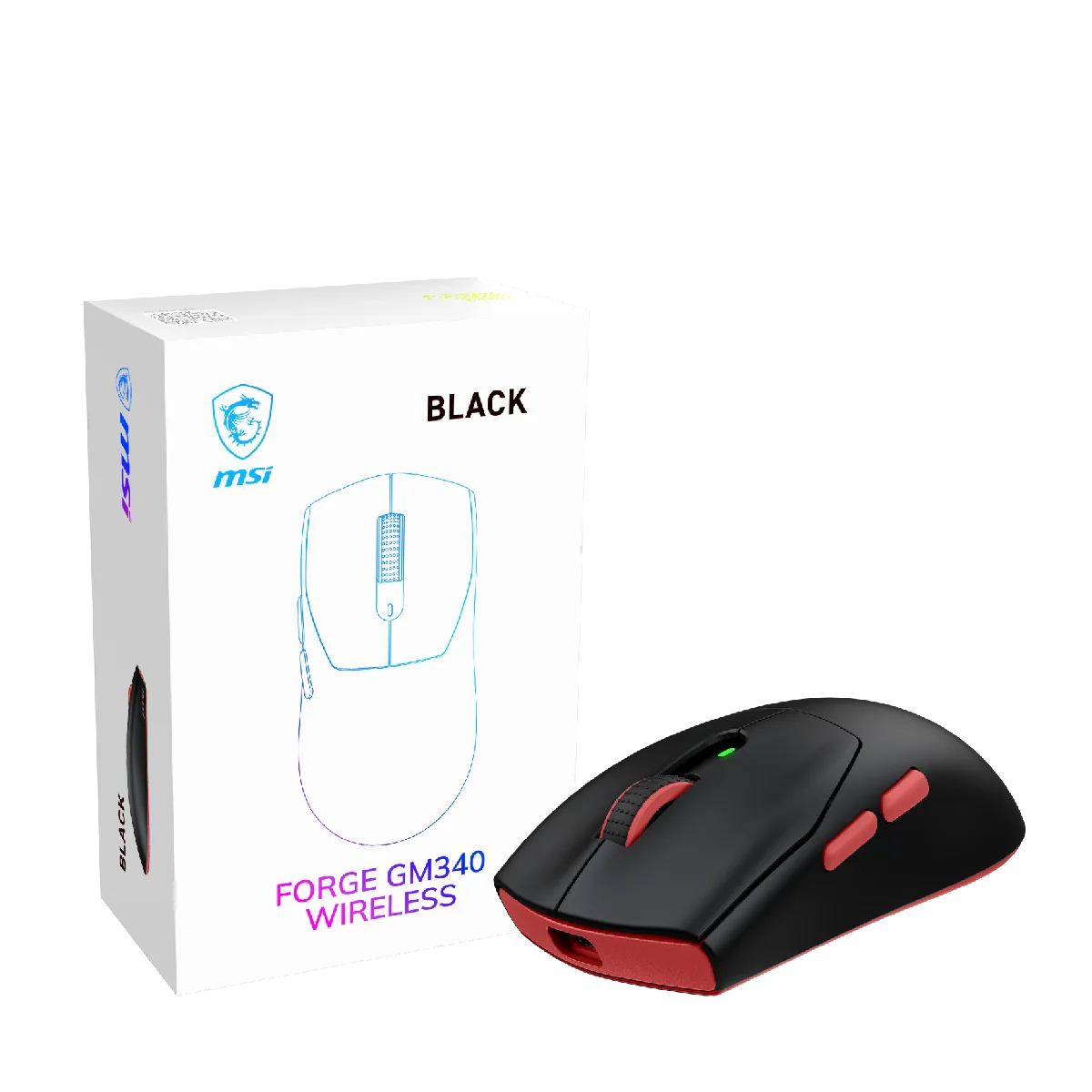 MSI Forge GM340 Wireless Black | Ratón Gaming Inalámbrico - Image 6