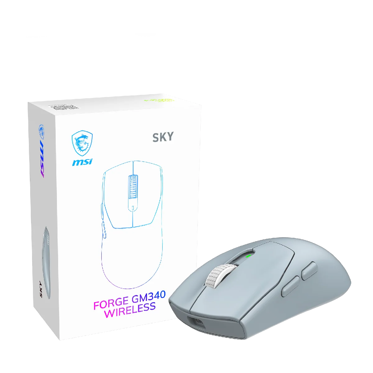MSI Forge GM340 Wireless SKY | Ratón Gaming Inalámbrico - Image 6