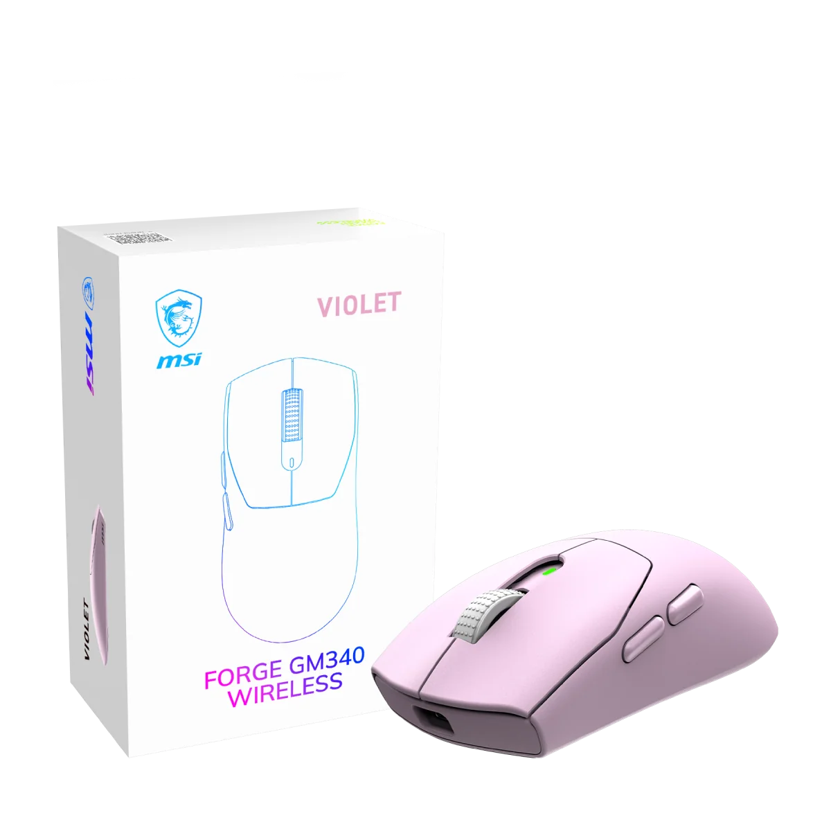 MSI Forge GM340 Wireless Violet | Ratón Gaming Inalámbrico - Image 6