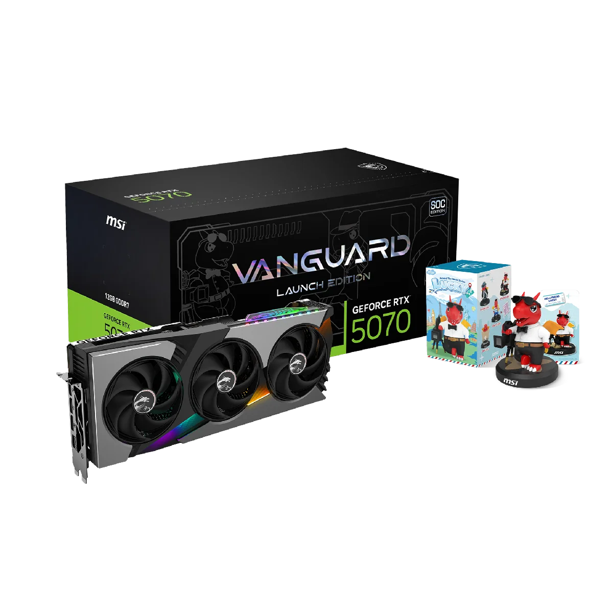 MSI GeForce RTX 5070 12G VANGUARD SOC LAUNCH EDITION | Tarjeta Gráfica - Image 8