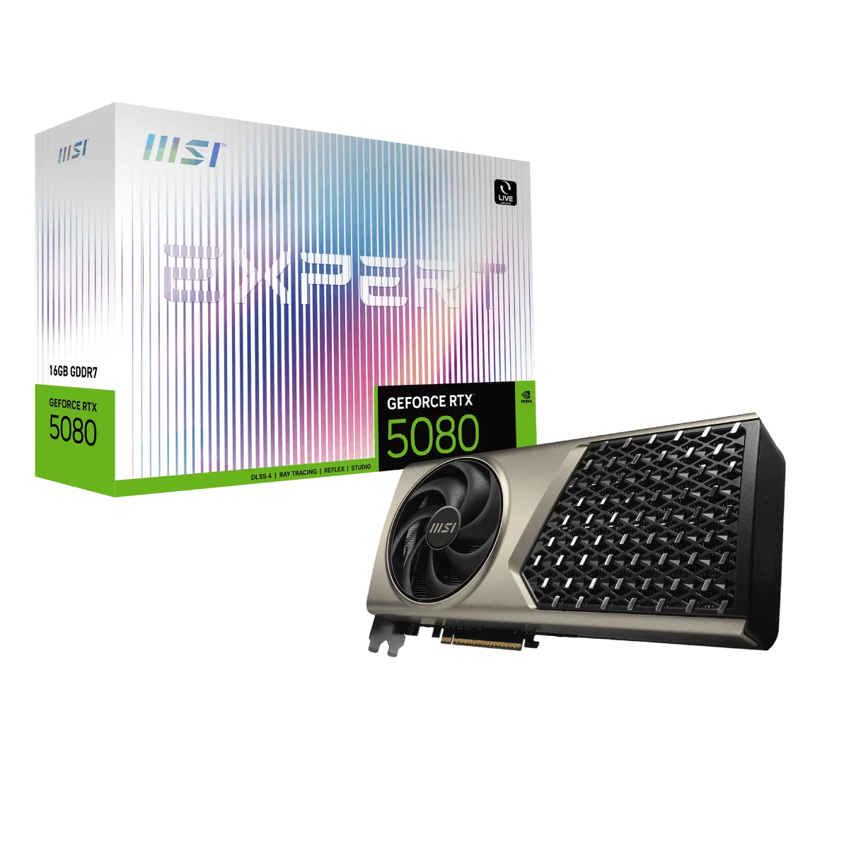 MSI GeForce RTX 5080 16G EXPERT | Tarjeta Gráfca