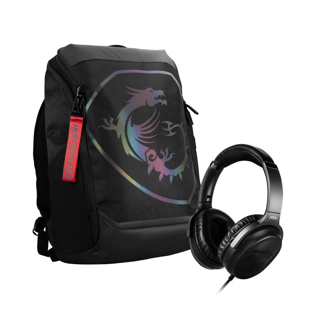 Pack Mochila MSI Titan Gaming + Auriculares H901