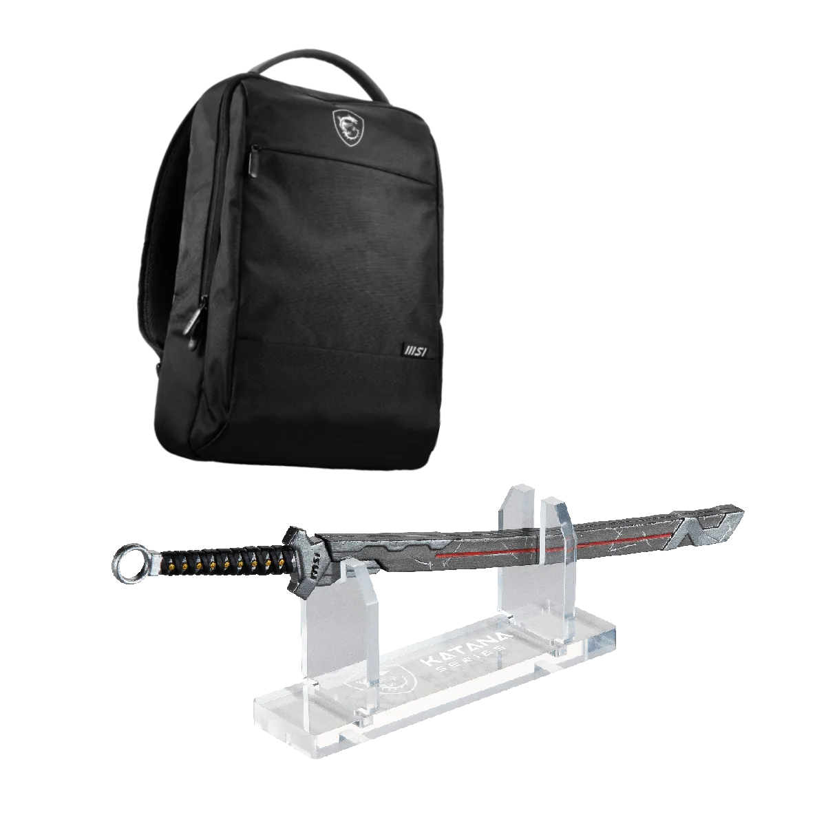 Pack Mochila MSI Essential + Katana MSI Kit Model