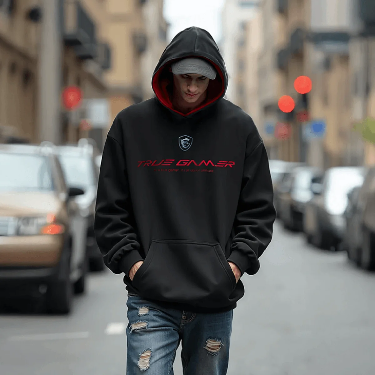 MSI True Gamer Azul Navy | Sudadera - Image 4